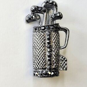 Men Golfers Brooch Lapel Pin Mens Sports Jewelry